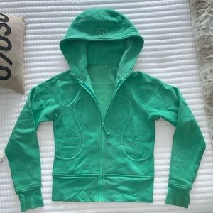 Lululemon Scuba Full Zip Hoodie - green size 6